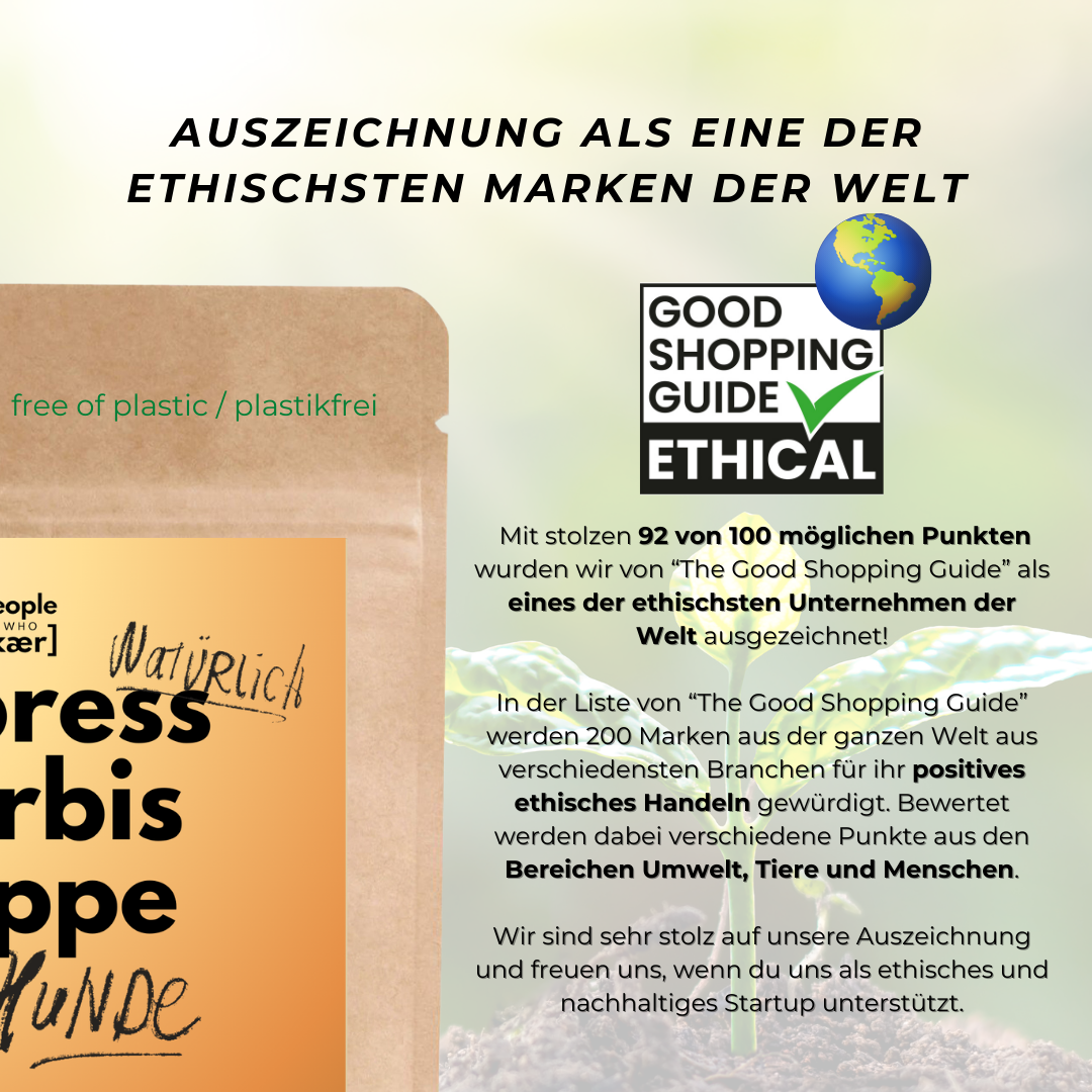 Express Kürbissuppe für Hunde | Sanfte Unterstützung bei Durchfall & sensibler Verdauung (200g) Express Kürbissuppe für Hunde | Sanfte Unterstützung bei Durchfall & sensibler Verdauung (200g)