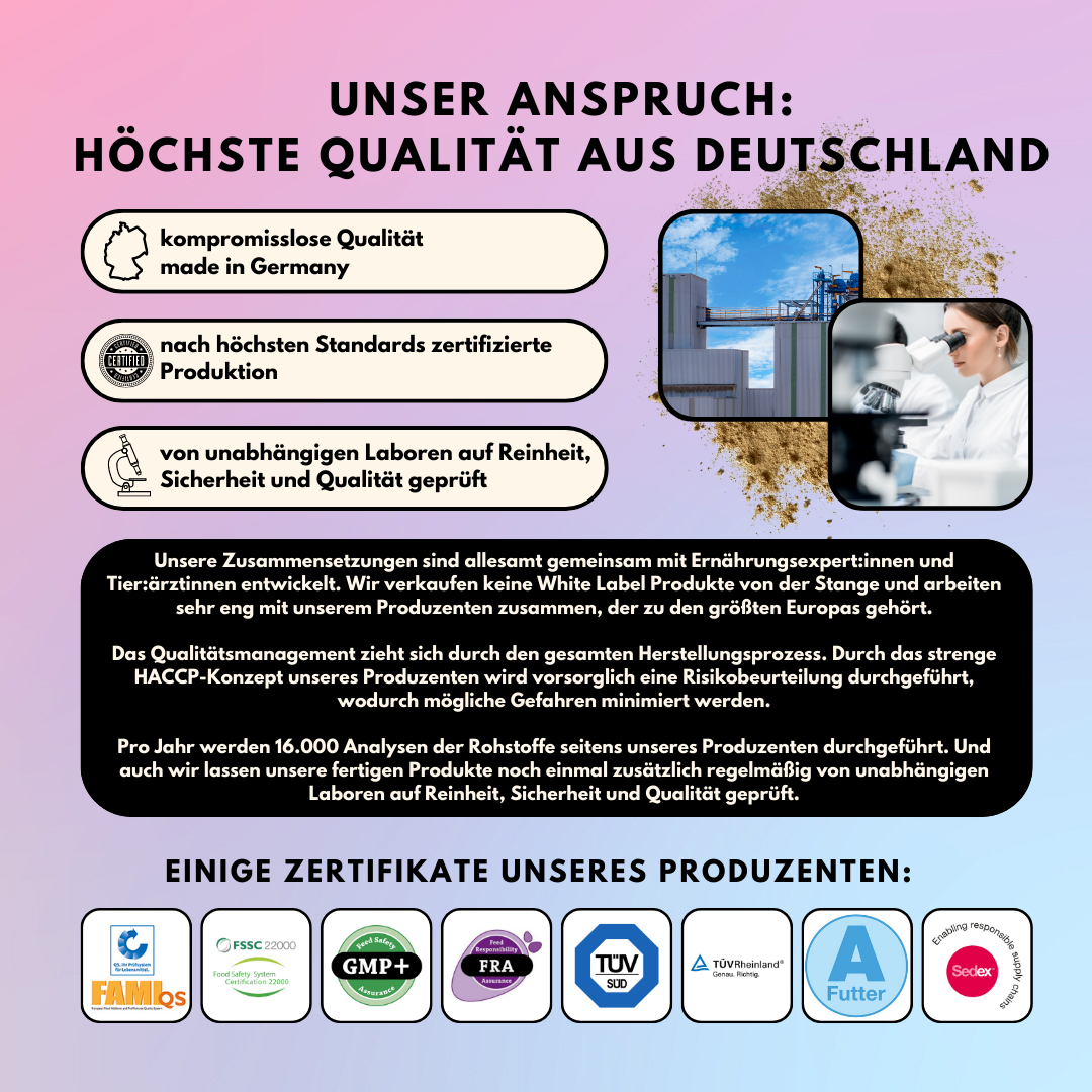 Darmpulver für Hunde mit Prä- & Probiotika, Anis, Kümmel und Flohsamenschalen (200g)