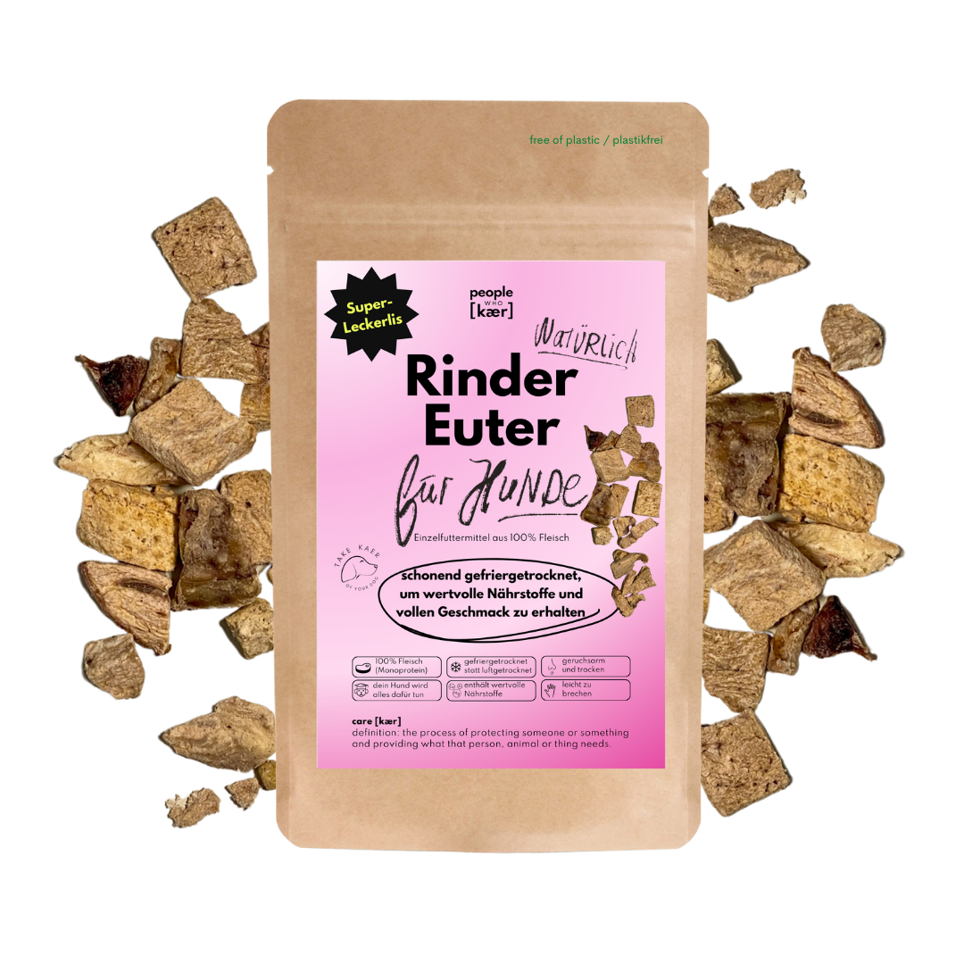 Super Leckerli aus 100% gefriergetrocknetem Rindereuter (3er Pack) Super Leckerli aus 100% gefriergetrocknetem Rindereuter (3er Pack)