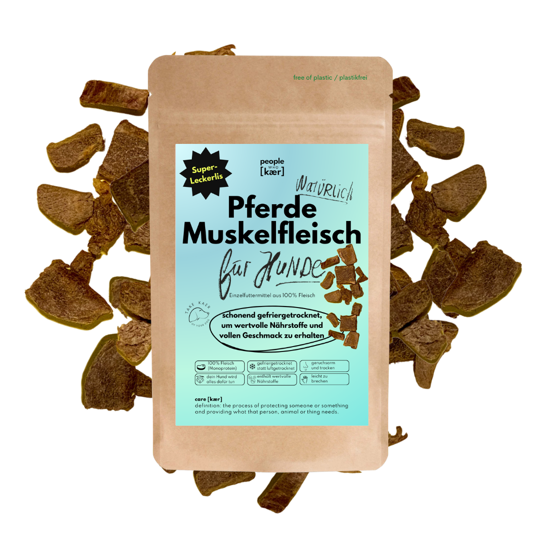 Super Leckerli aus 100% gefriergetrocknetem Muskelfleisch vom Pferd (3er Pack) Super Leckerli aus 100% gefriergetrocknetem Muskelfleisch vom Pferd (3er Pack)