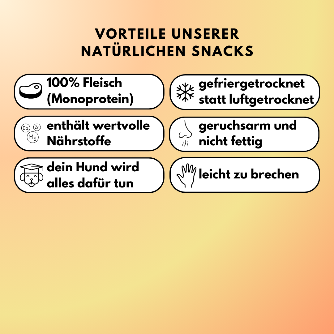 Super Leckerli aus 100% gefriergetrockneter Kaninchenleber (3er Pack) Super Leckerli aus 100% gefriergetrockneter Kaninchenleber (3er Pack)