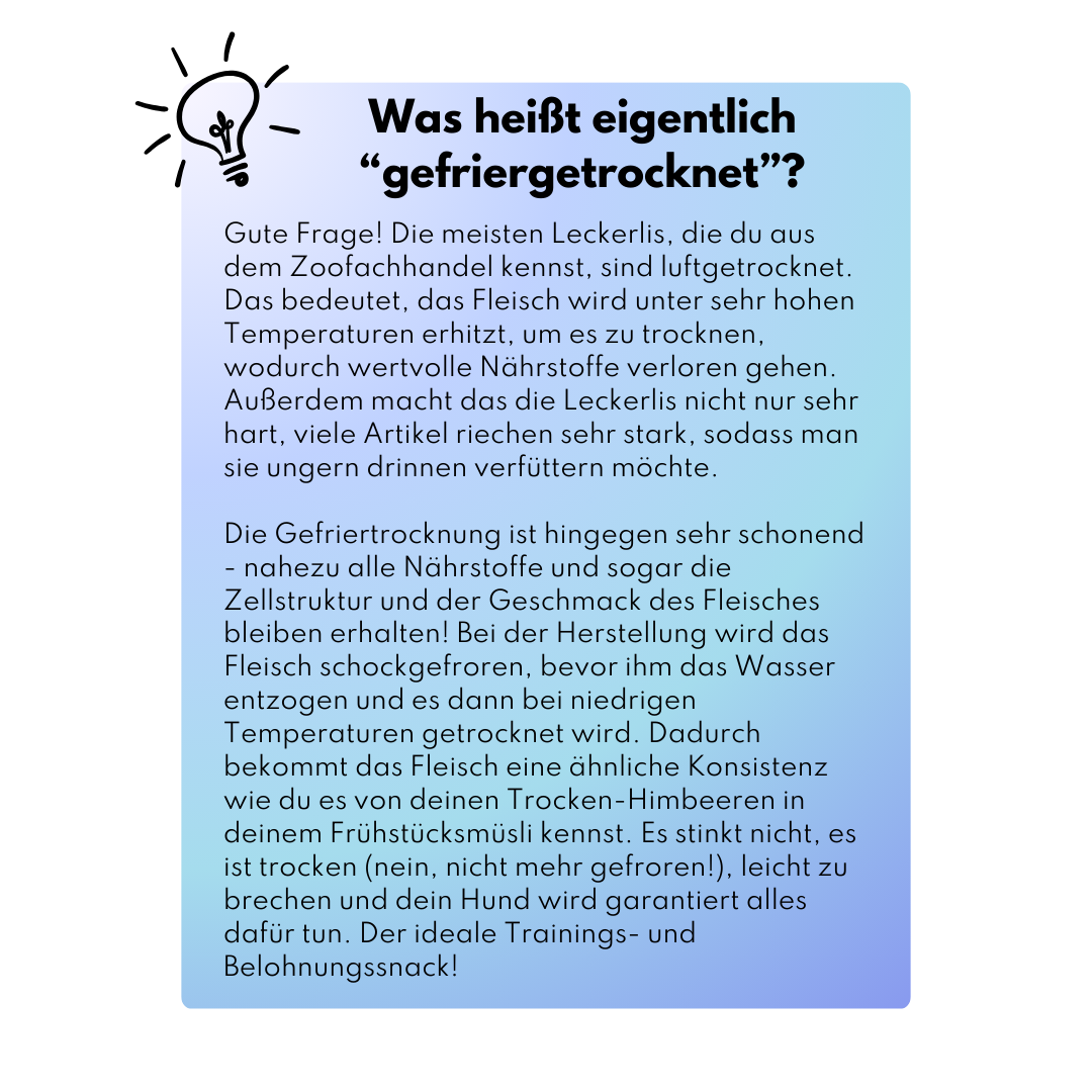 Super Leckerli aus 100% gefriergetrockneter Lammlunge (3er Pack) Super Leckerli aus 100% gefriergetrockneter Lammlunge (3er Pack)