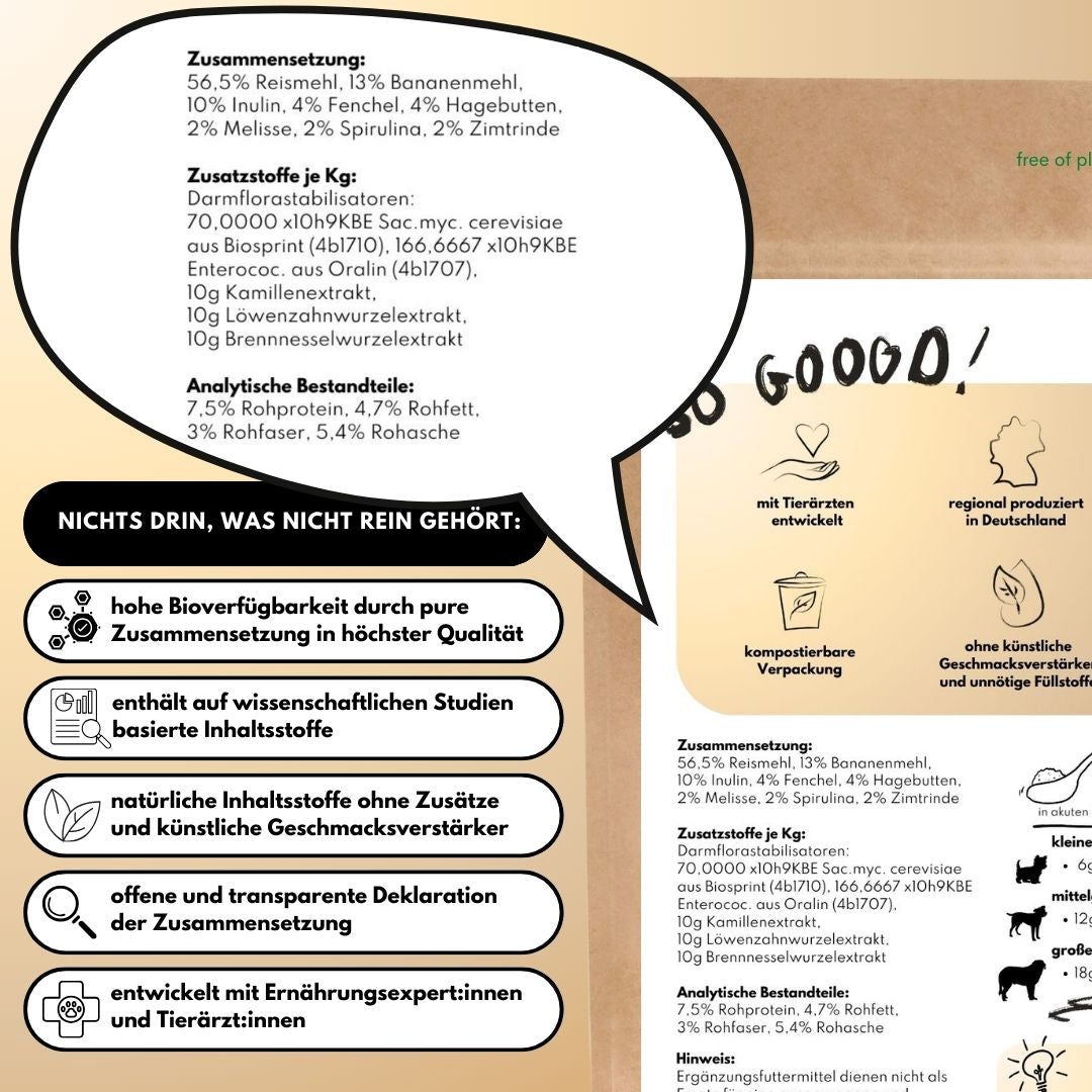 Darmpulver für Allergiker und Mäkler (200g) Darmpulver für Allergiker und Mäkler (200g)