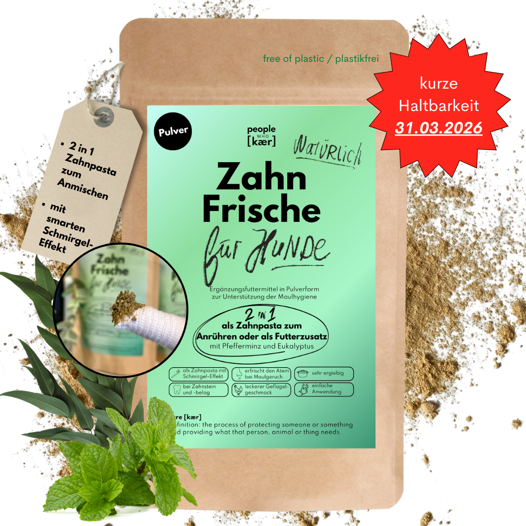 Zahn Frische mit Pfefferminze und Eukalyptus (200g) Zahn Frische mit Pfefferminze und Eukalyptus (200g)