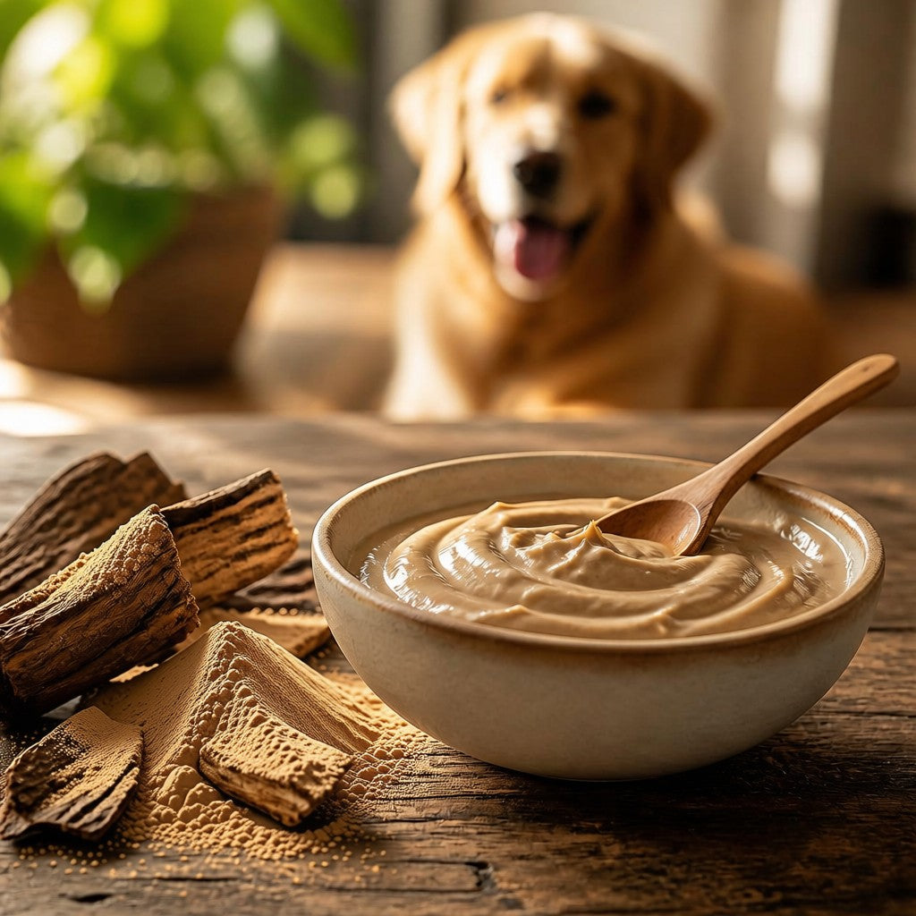 kaer basic Amerikanische Rotulmenrinde Pulver für Hunde ohne Kochen