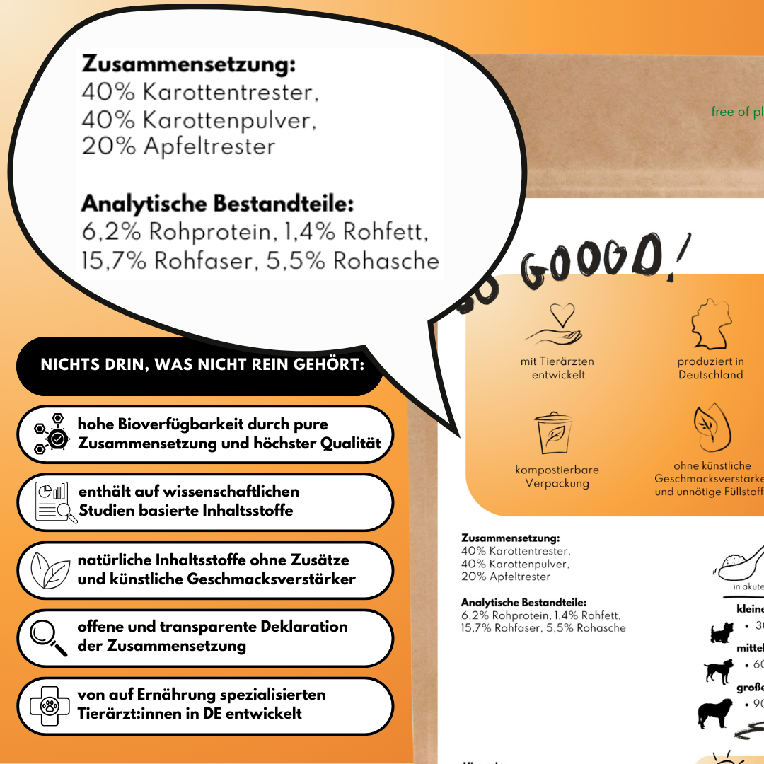Morosche Karottensuppe - Karottenpulver mit Apfel verfeinert (200g)
