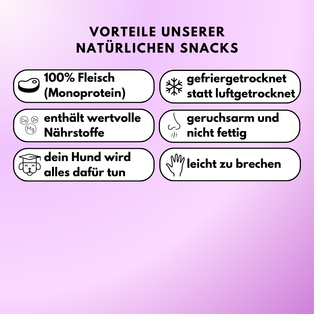 Super Leckerli aus 100% gefriergetrockneter Ziegenleber (3er Pack)
