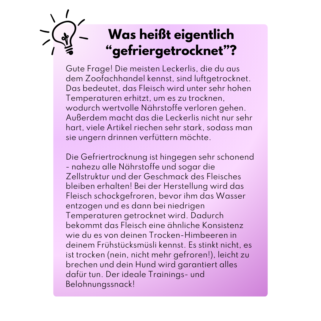 Super Leckerli aus 100% gefriergetrockneter Ziegenleber (3er Pack)