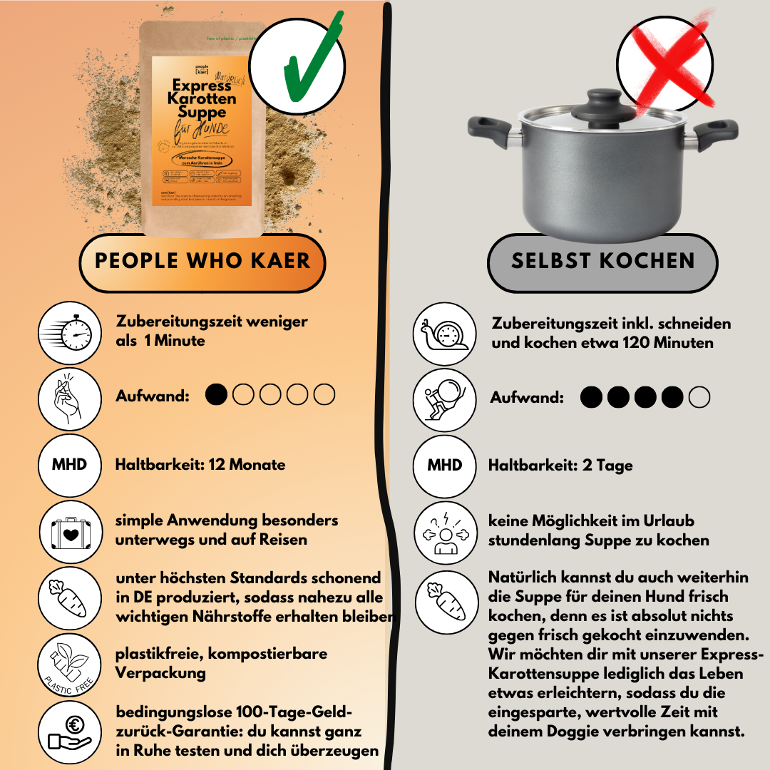 Morosche Karottensuppe - Karottenpulver mit Apfel verfeinert (200g)
