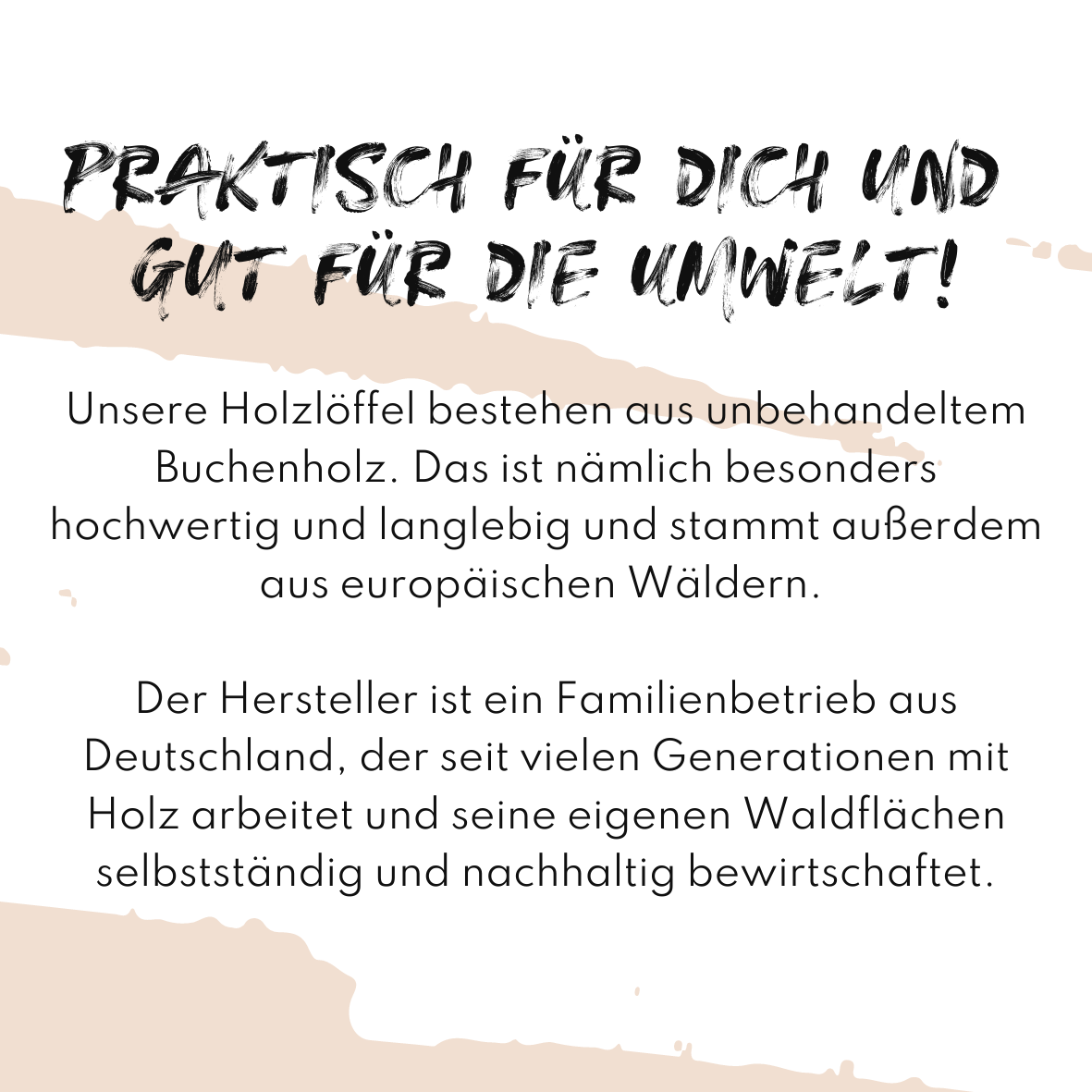 Dosier Löffel (3g) aus unbehandeltem Buchenholz